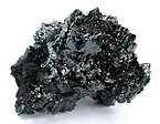 Hausmannite extraite de la mine Wessels, Cap-Nord, Afrique du Sud