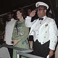 Image 36Henck Arron, Beatrix and Johan Ferrier on 25 November 1975 (from Suriname)