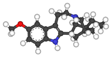 formula di struttura 3D dell'ibogaina