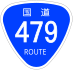 National Route 479 shield