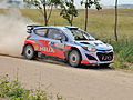 Juho Hänninen au rallye de Pologne 2014, en WRC