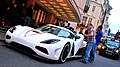 Koenigsegg Agera R en el Hotel Dorchester de Londres en junio de 2011