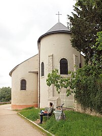 Côté sud de l'église.