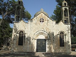 A restored Catholic Church of Ma'alul in July 2010