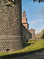 Castello Sforzesco, scorcio