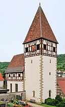 The fortified church of St. Alban and St. Wendelin, Germany