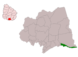 Map of the Municipality of La Floresta