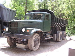 KrAZ-256B in einem ukrainischen Museum (2008)