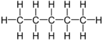 Estrutura estrutural do n-pentano