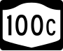 New York State Route 100C marker