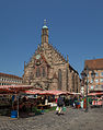 Western facade with the main market