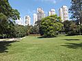 Central garden of Burle Marx Park.