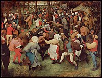 The Wedding Dance (1566), oil on oak panel, The Detroit Institute of Arts