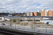 Rågsved centre as seen from the metro station