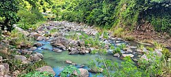 Bauta River between Pellejas and Damián Abajo barrios