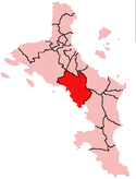 Location within Mahé Island, Seychelles