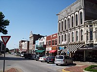 Fountain Square in Bowling Green, a base of GM's Corvette production