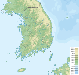 Baengnyeonsan is located in South Korea
