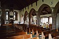 Interior view of St Mary's church, Gosforth, Cumbria.