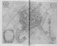 Wenzels Hollars Stadtplan von Düren aus dem Jahr 1634