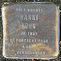 Stolperstein für Hanni Kohn (Bobstraße 2)