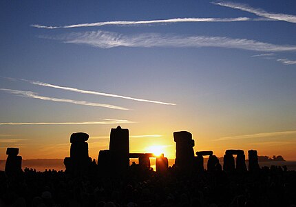 Sunrise over Stonehenge, by Andrew Dunn