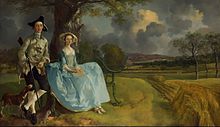 Mr and Mrs Andrews, (c. 1750), National Gallery