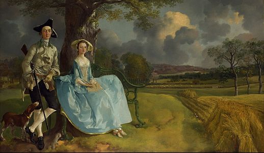 Mr and Mrs Andrews, by Thomas Gainsborough