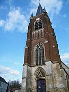 Le clocher de l'église.