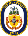 Badge de l'USS Monterey (CG-61).