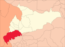 Location of Llata in the Huamalíes Province