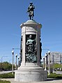 Le Victory Monument, dans le quartier de Bronzeville.