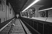 "Open tube" event at Waterlooplein metro station