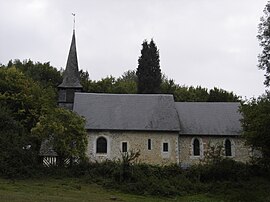 The church in La Poterie-Mathieu