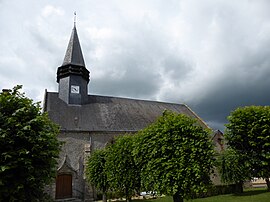 The church in Neuvy-en-Dunois
