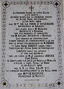 Bénédiction de la première pierre