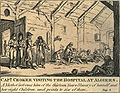 Captain walter croker visiting the hospital at algiers 1816