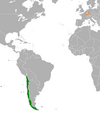 Location map for Chile and Luxembourg.