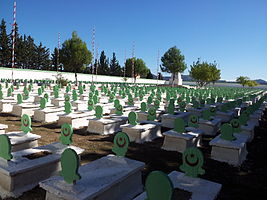 Bourokba (Algérie) : Cimetiere des martyrs morts pour la patrie durant la guerre d'indépendance (1954-1962)