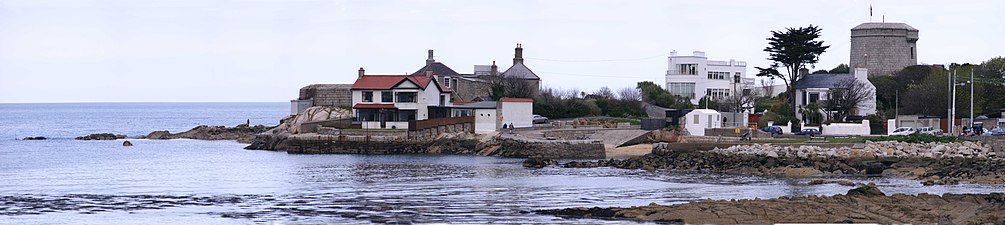 Michael Scott's 1937 white Art Deco house, Geragh, Joyce Tower, Sandycove