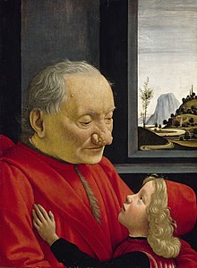 An Old Man and his Grandson, by Domenico Ghirlandaio