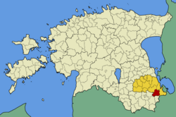 Orava Parish within Põlva County.