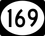 Highway 169 marker
