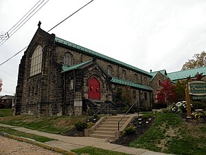 Episcopal Church of the Nativity, built in 1908, located at 33 Alice Street