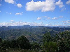 Vue vers le nord depuis le col de l'Exil.