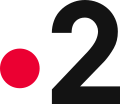 On-screen logo of France 2 from 29 January 2018