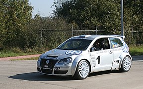 Freddy Loix au rallye en Hesbaye en 2007