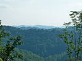 Late afternoon view of Johnson County, Kentucky.