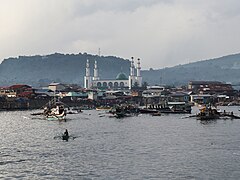 Jolo town proper, Tulay Mosque bay view