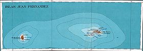 Ubicación de la Isla en el Archipiélago de Juan Fernández